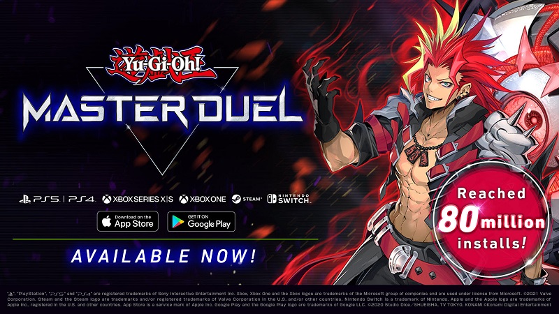Yu-Gi-Oh! MASTER DUEL Rayakan 80 Juta Unduhan dengan Hadiah Menarik untuk Pemain