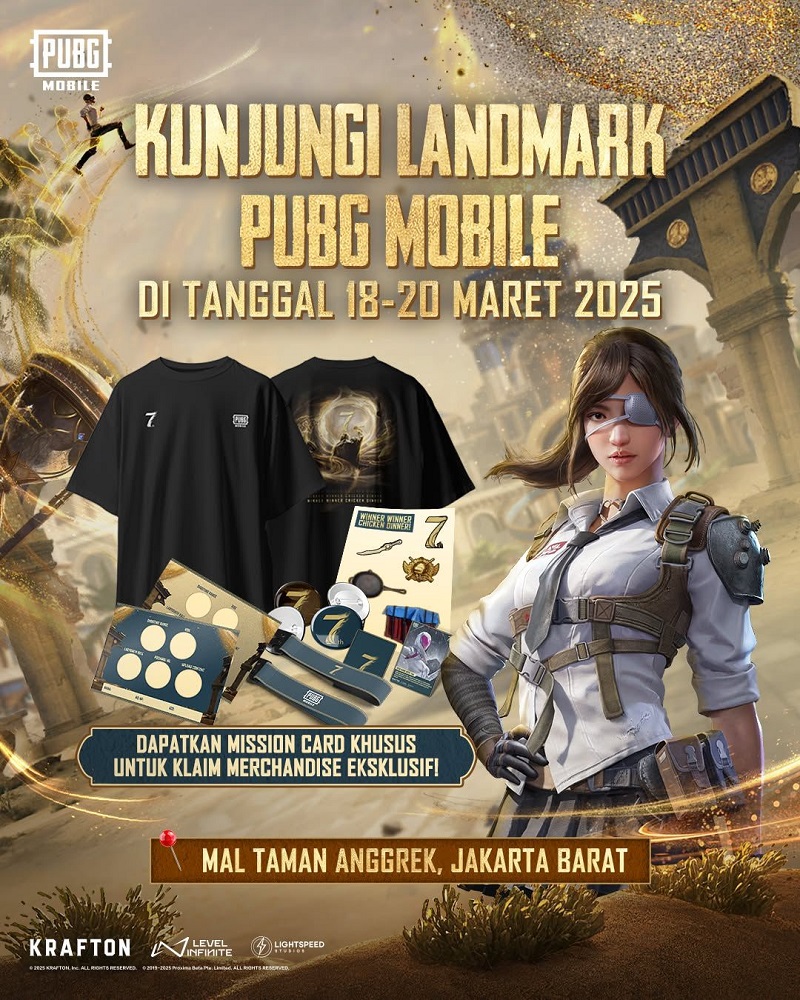 Perayaan 7th Anniversary PUBG MOBILE Hadirkan Puluhan Influencer dan Idol!