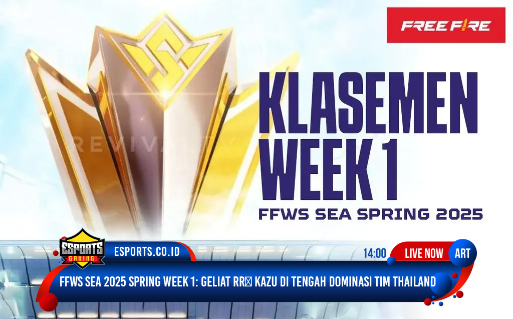 FFWS SEA 2025 Spring Week 1: RRQ Kazu Paling Bersinar di Tengah Gempuran Tim Thailand