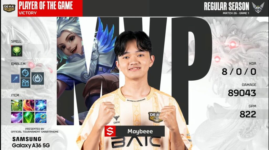Hasil MPL ID S15: Belum Konsisten, Dewa United Esports Takluk 1-2 dari Geek Fam ID