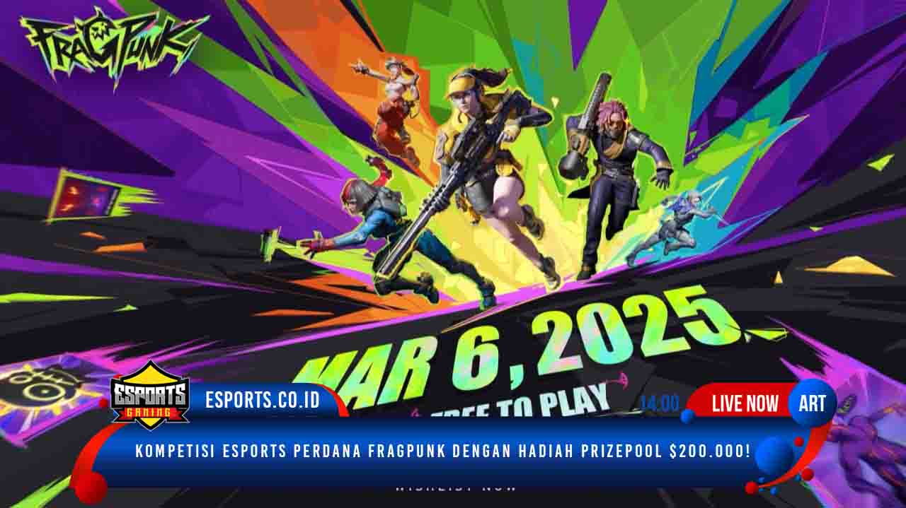 Kompetisi Esports Perdana FragPunk dengan Hadiah Prizepool $200.000!