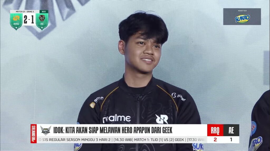 Hasil MPL ID S15: RRQ Hoshi Kembali Berjaya di el Clasico