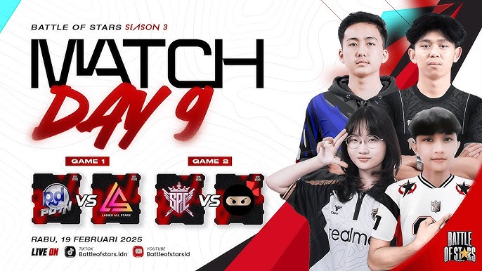 Free Fire Indonesia, Battle of Stars Season 3, Dominator Esports, AAA Clan, Turnamen Free Fire 2025, CS Elite Free Fire, Esports Indonesia, STM Esports, Letda Hyper