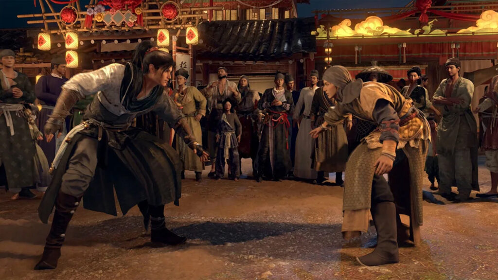 aksi Where Winds Meet pemain bertarung