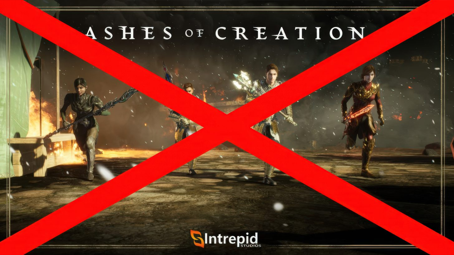 Krisis Intrepid Studio terkait Ashes of Creation dalam artwork boss monster merah MMORPG