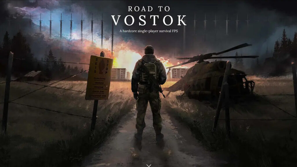 Road to Vostok survival hardcore single player di zona perbatasan post apocalypse